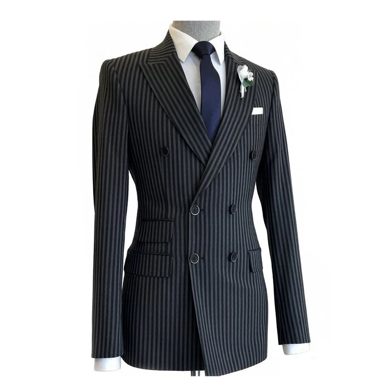 Double Breasted 2 Button Business Suit