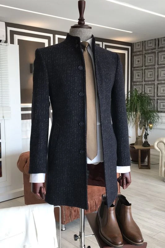 Notch Collar Wool Coat suppliers