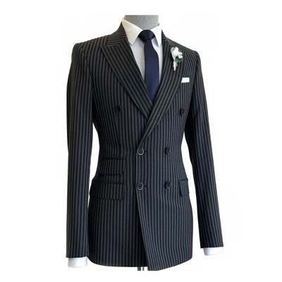 Double Breasted 2 Button Business Suit